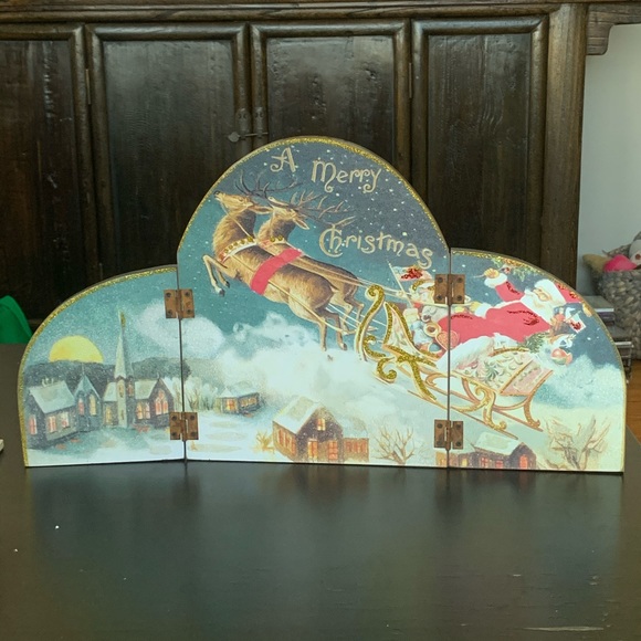 Annie Schickel Collection Other - Annie Schickel “A Merry Christmas” Hinged Sitter